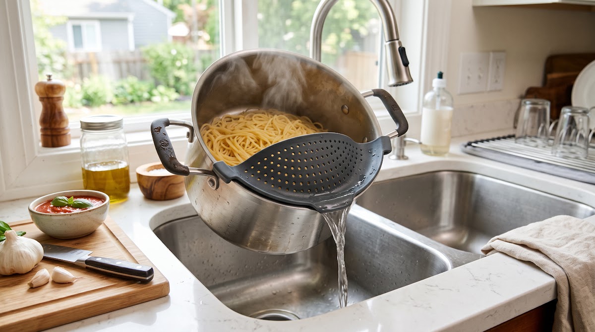 Best Clip-On Pot Strainers for Draining Pasta (2026) - FEATURED HERO