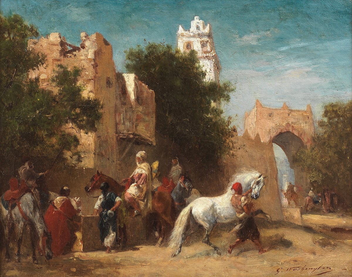A halt at the city walls