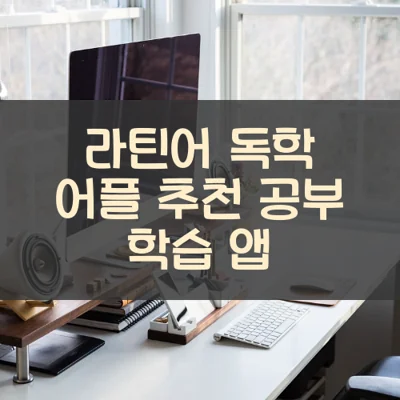 라틴어 독학 어플 추천 공부 학습 앱