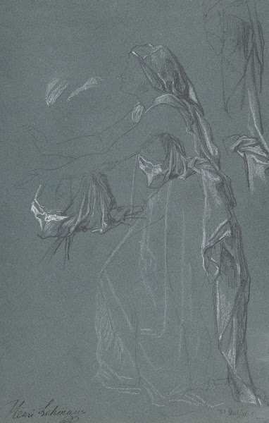 Study for the figure of Sarah in the now lost paintingTobias Brings His Bride Sa