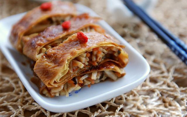 Tàu Hũ Ky Cuốn Chay