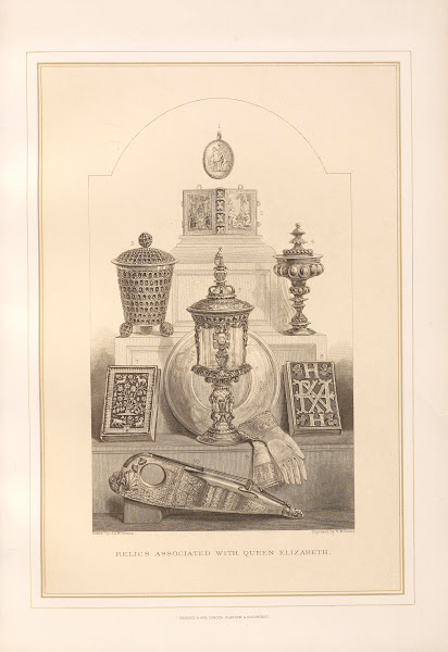 Relics associated with Queen Elizabeth 19th century