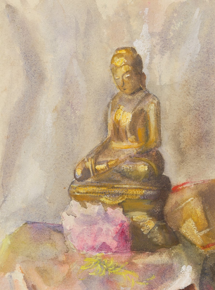 Statuette of a Buddha 1885