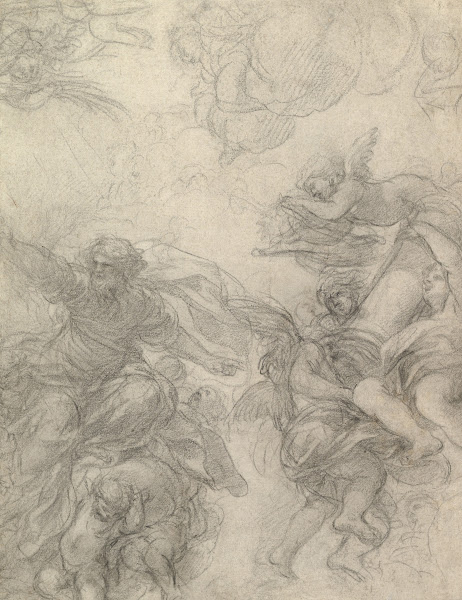 God the Father with Angels Holding Symbols of the Passion 164751