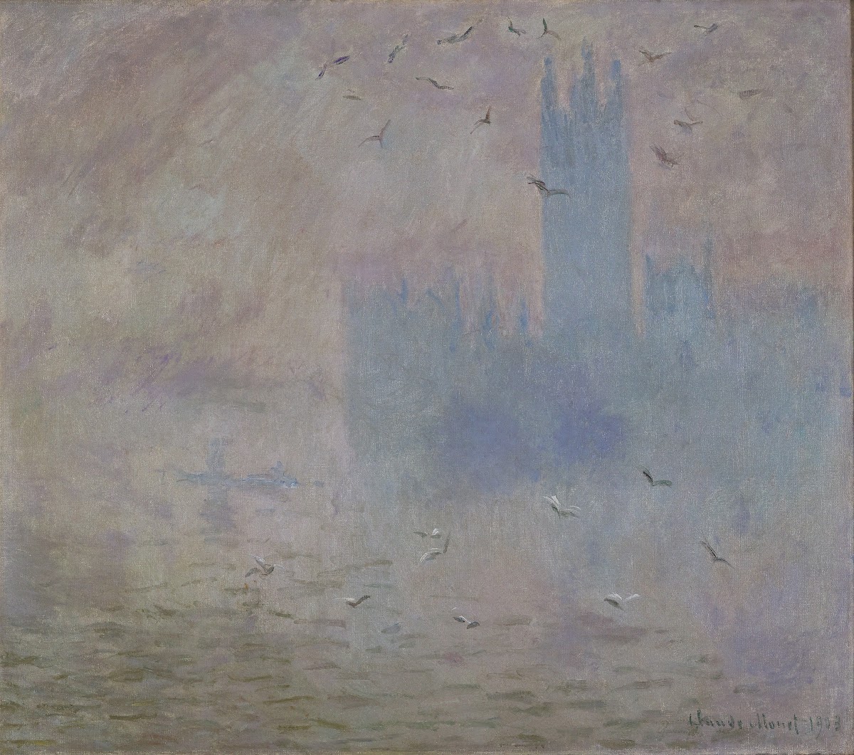 The Houses of Parliament Seagulls 1903