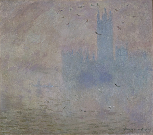 The Houses of Parliament Seagulls 1903