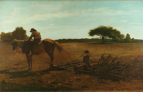 The Brush Harrow Spring Time 1865