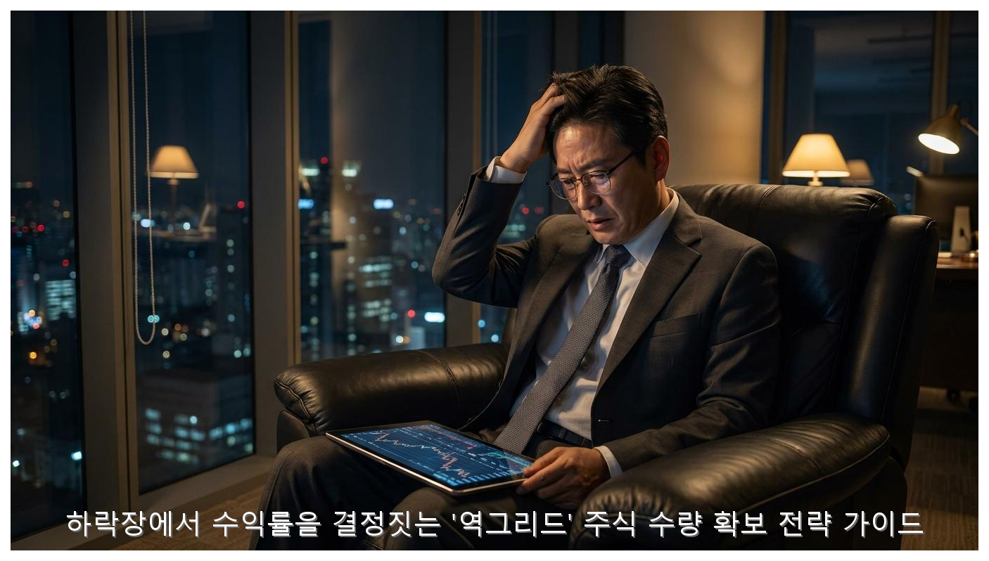 하락장에서 수익률을 결정짓는 '역그리드' 주식 수량 확보 전략 가이드 핵심 안내 및 분석 인포그래픽 (2)