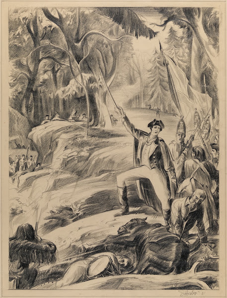 Washington at Braddocks Defeat 1931