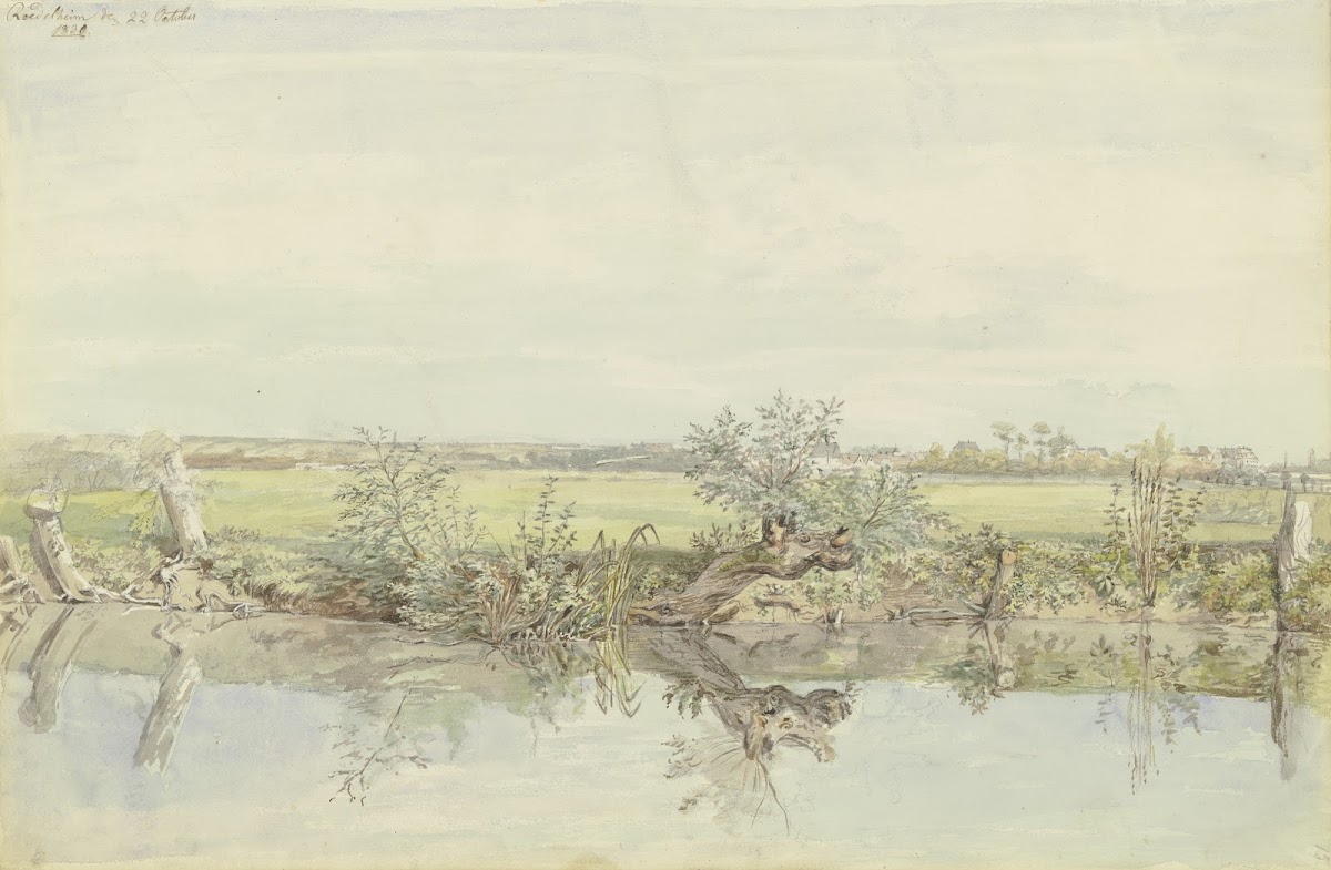 Blick auf die Nied bei Rödelheim 1830