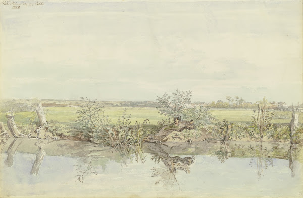 Blick auf die Nied bei Rödelheim 1830