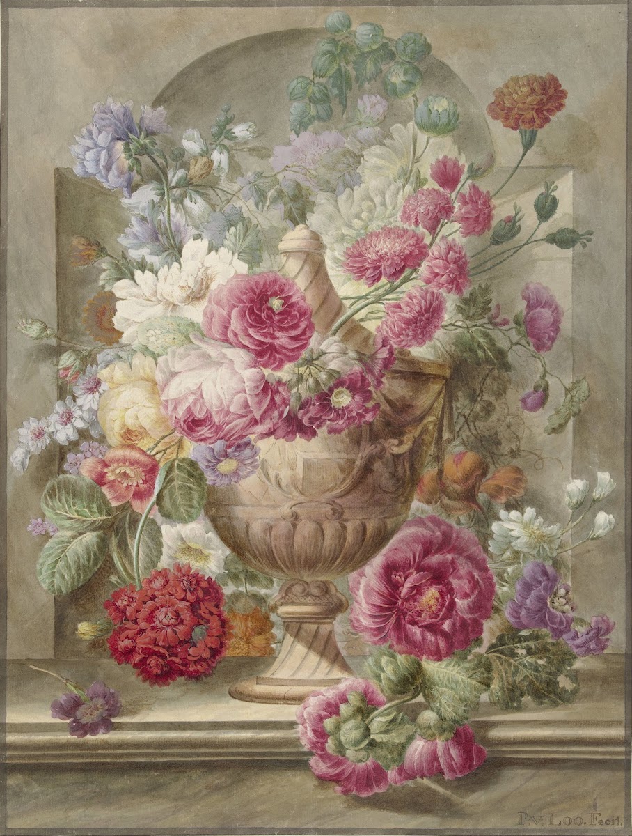 Vaas met bloemen 1745   1784