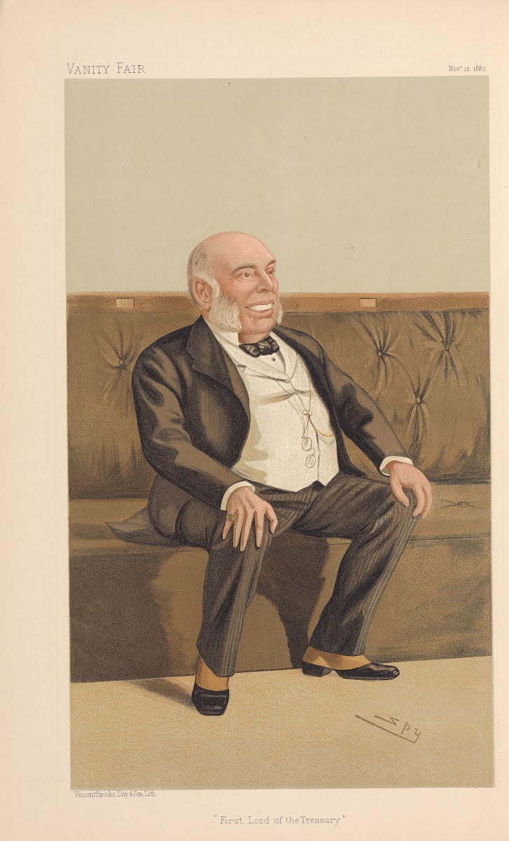 Politicians  First Lord of the Treasury The Rt Hon William Henry Smith 12 Novemb