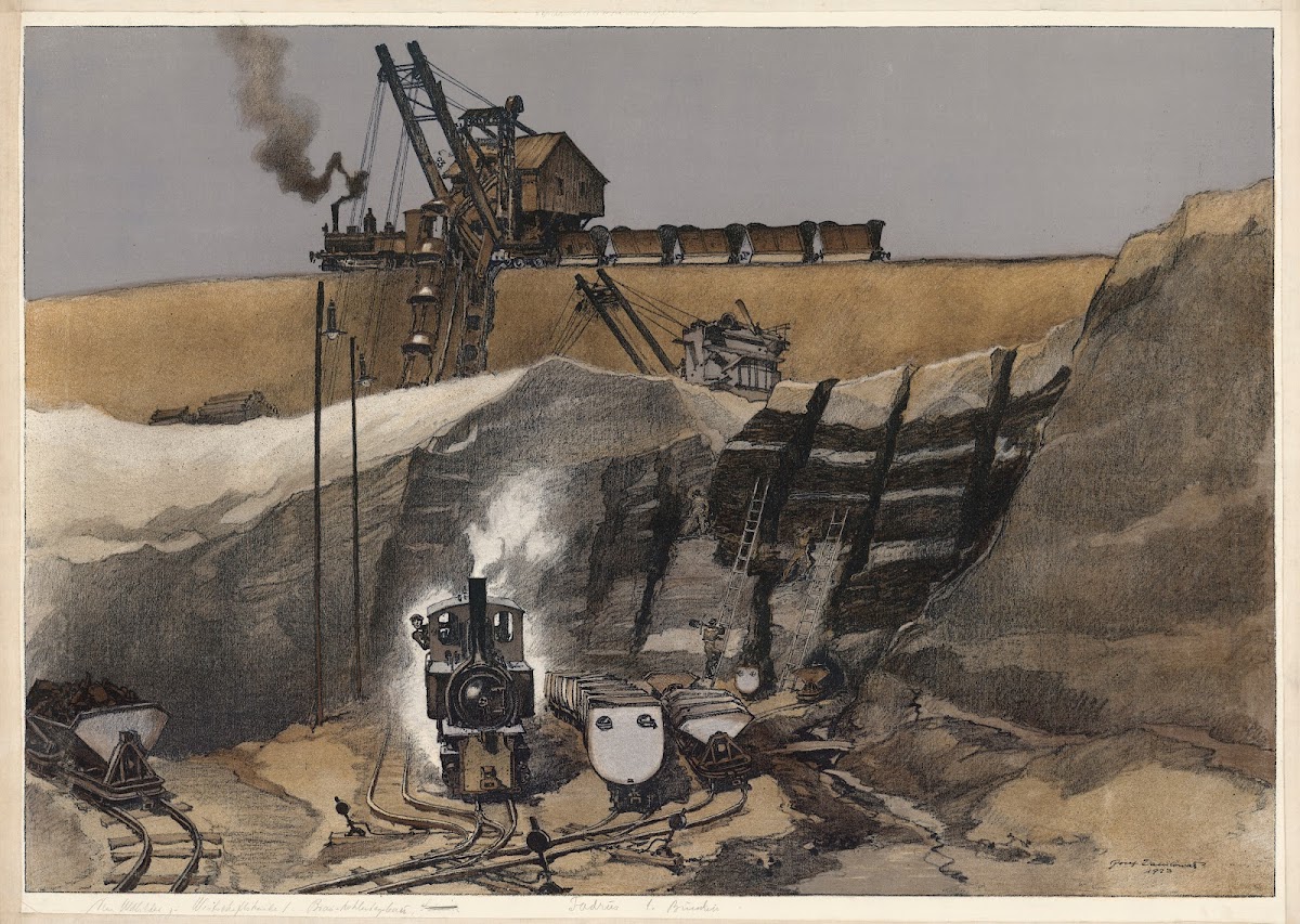 Lignite deposit 1923