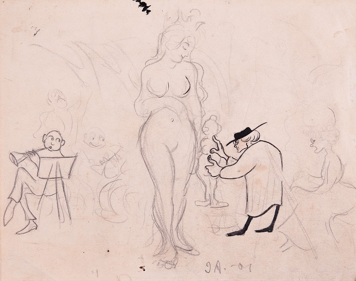 Gerhard Henning Sculpting 1901