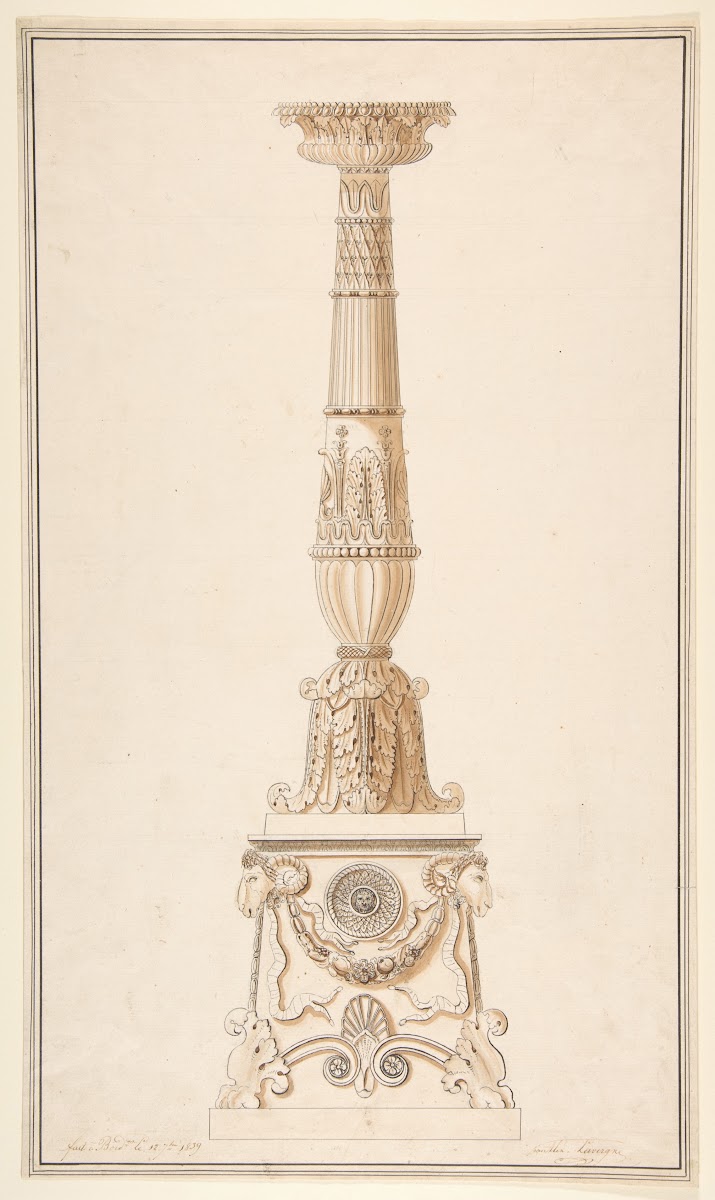 Design For A Candlestick 1839