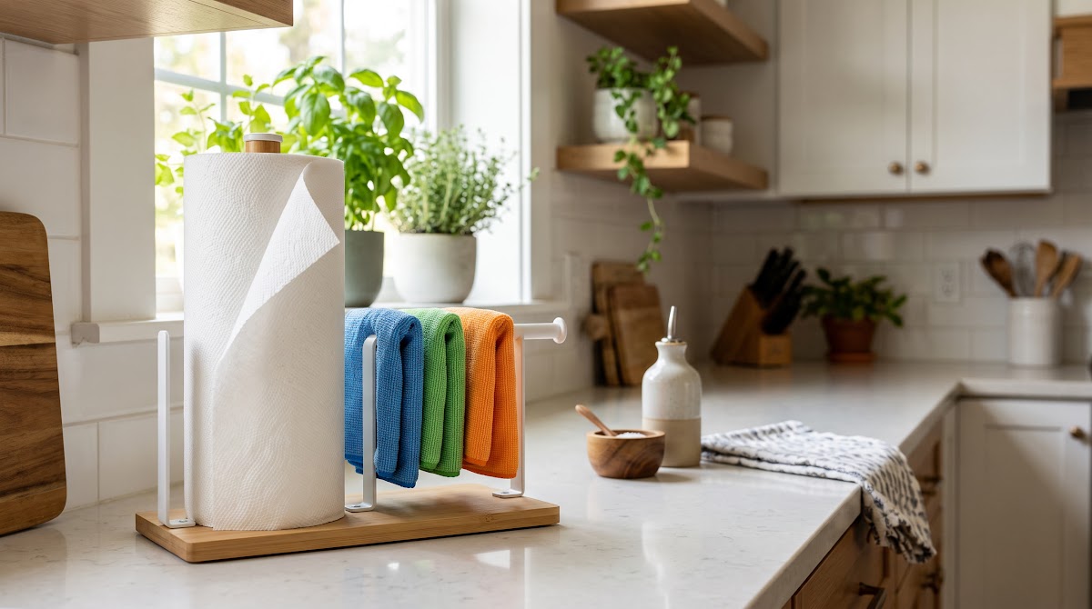 Best Paper Towel Holders for Kitchens (2026) - BEST BUDGET — IN CONTEXT