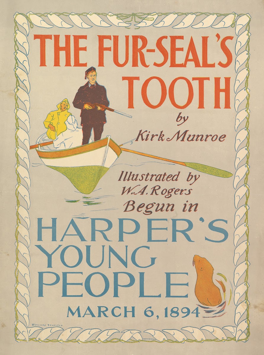 Harpers Young People The Fur Seals Tooth by Kirk Monroe 1894