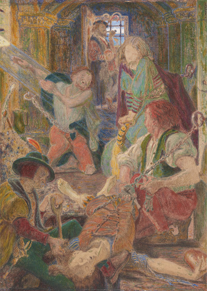 The Prisoner of Chillon Entreating his Jailors to Bury His Brother Where the Sun