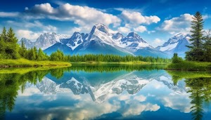 Mountain Lake Wallpaper