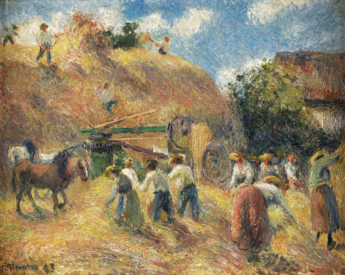 La Batterie à Montfoucault 1883