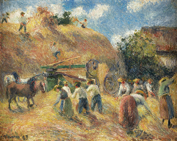 La Batterie à Montfoucault 1883