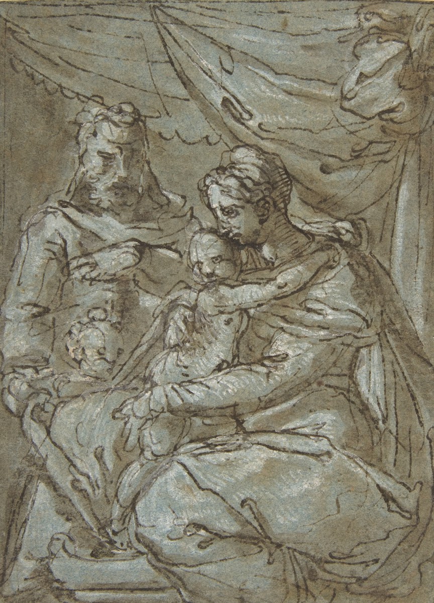 The Holy Family with the Infant Baptist 152175