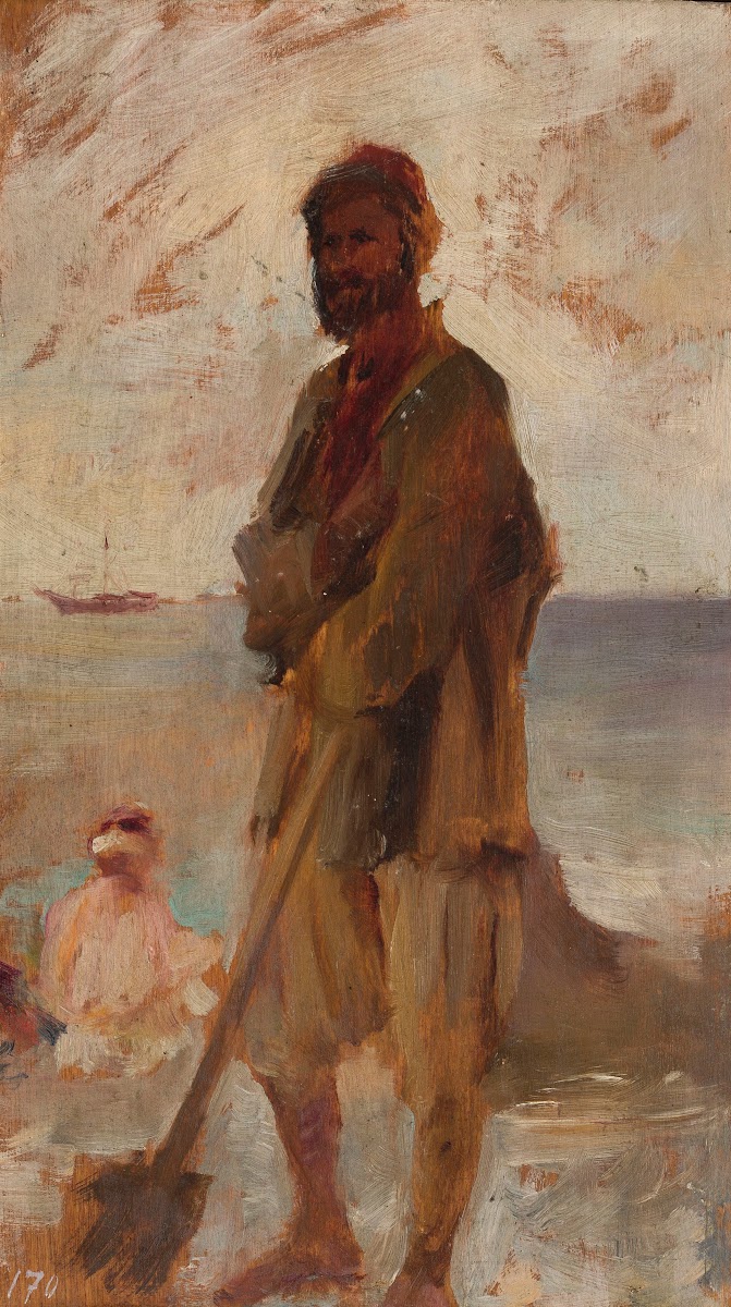 Young Tartar in Gurzuf From the journey to Crimea between 1887 and 1899