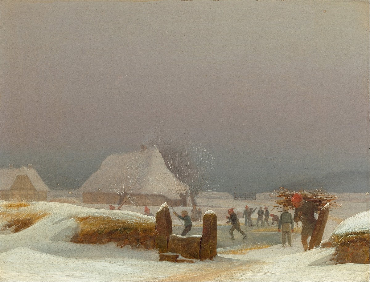 Winter lanscape from Funen 1831