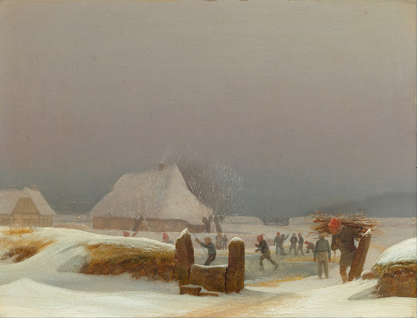 Winter lanscape from Funen 1831