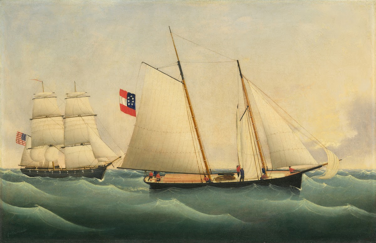 Capture Of The Savannah By The USS Perry 1861