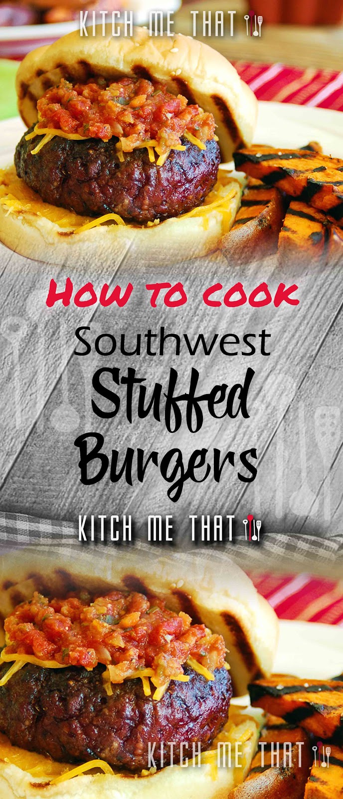 Southwest Stuffed Burgers