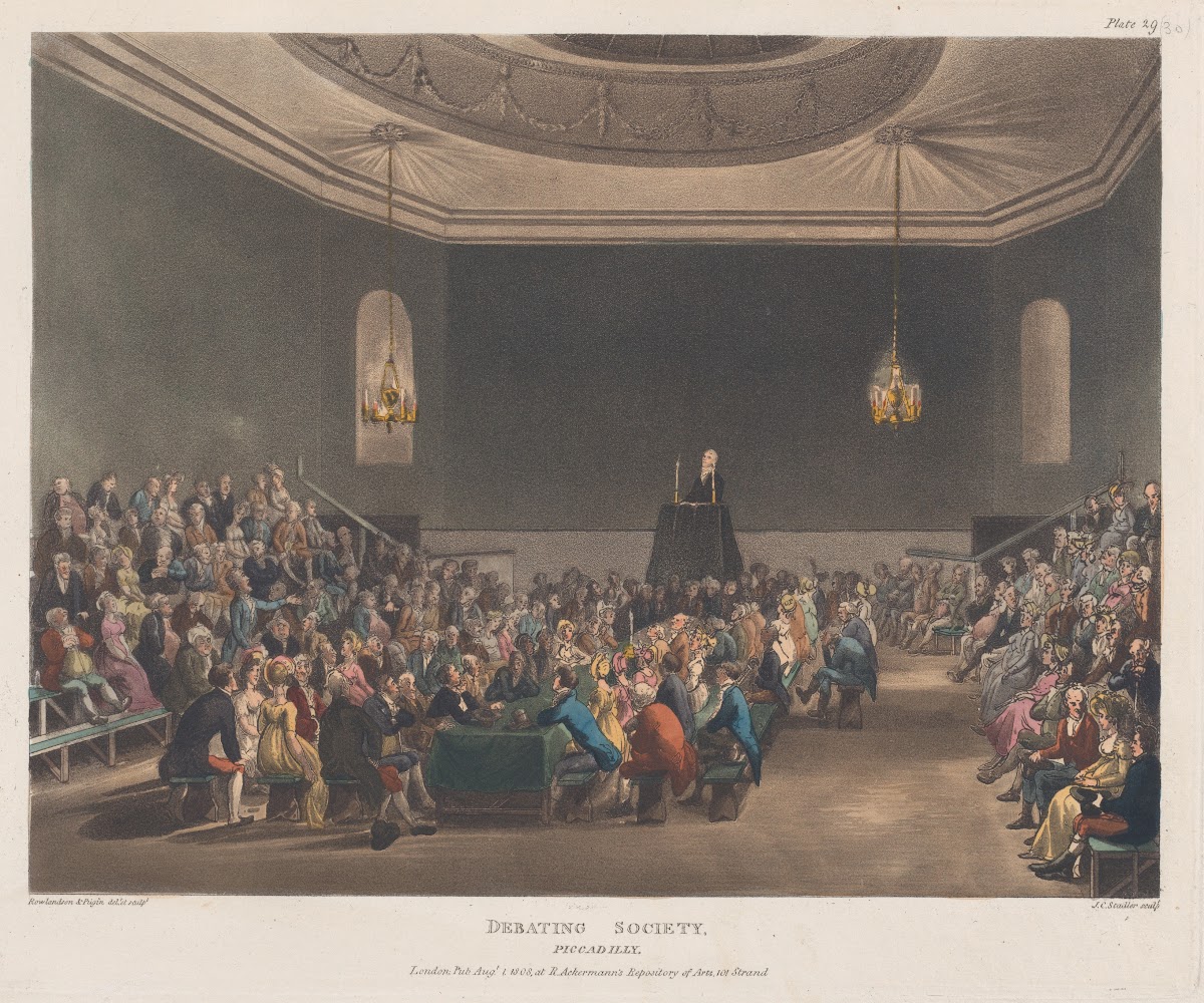Debating Society Piccadilly 1808