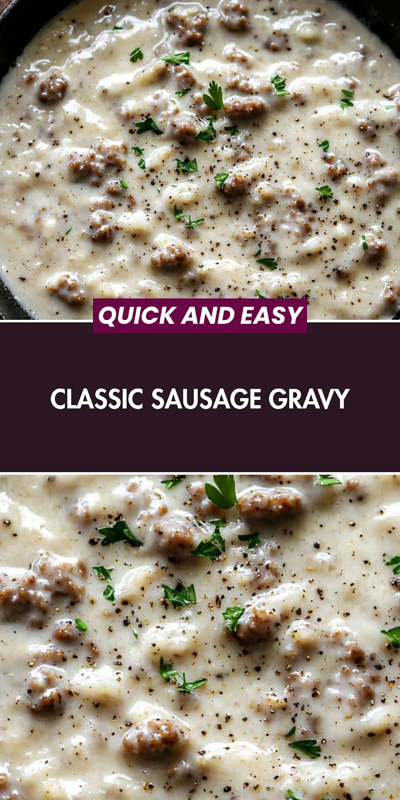 Classic Sausage Gravy