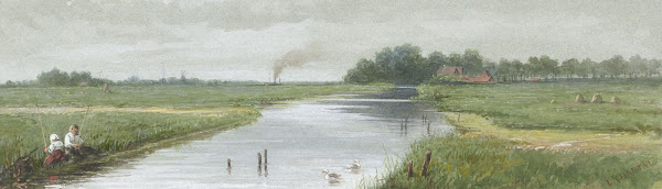 Gezicht op Huis de Vraag 1882