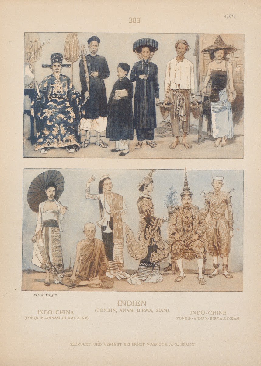 Indo China Tonquin Annam Burma Siam 1905
