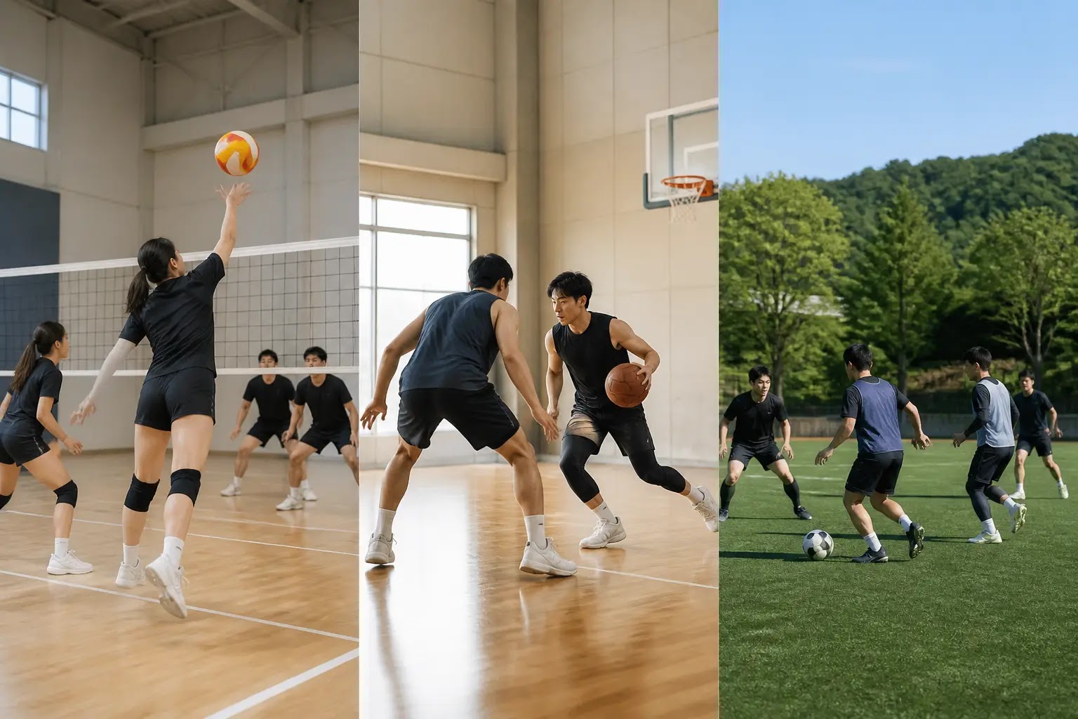 AI-generated Sports Daily Brief multi-story editorial montage