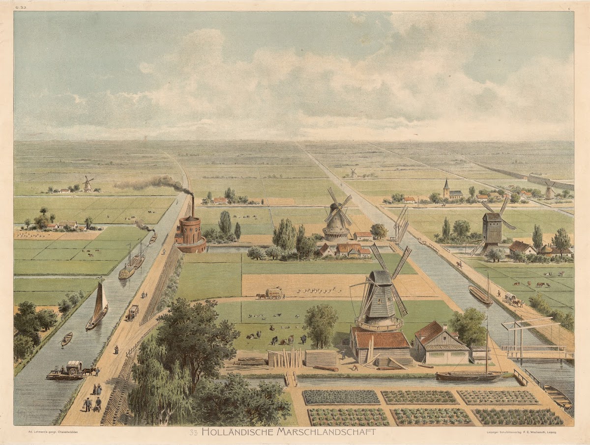 Holländische Marschlandschaft