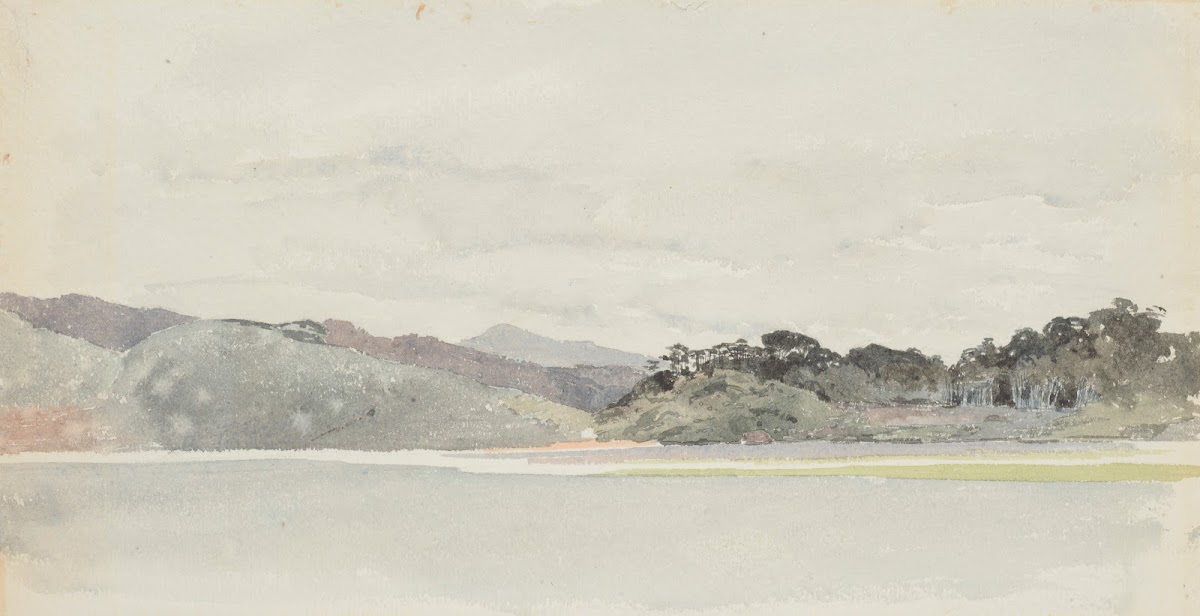 West Wanganui from the South East circa 1862