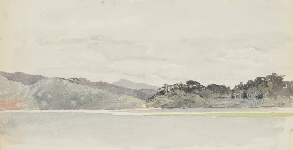 West Wanganui from the South East circa 1862