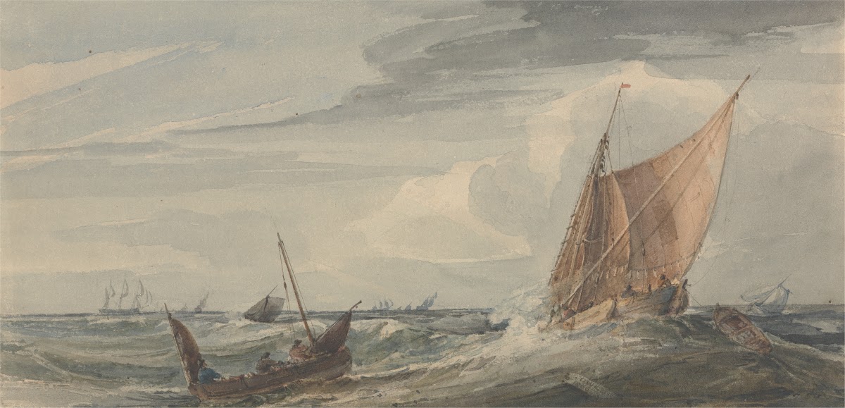 Ships on a Stormy Sea 1836