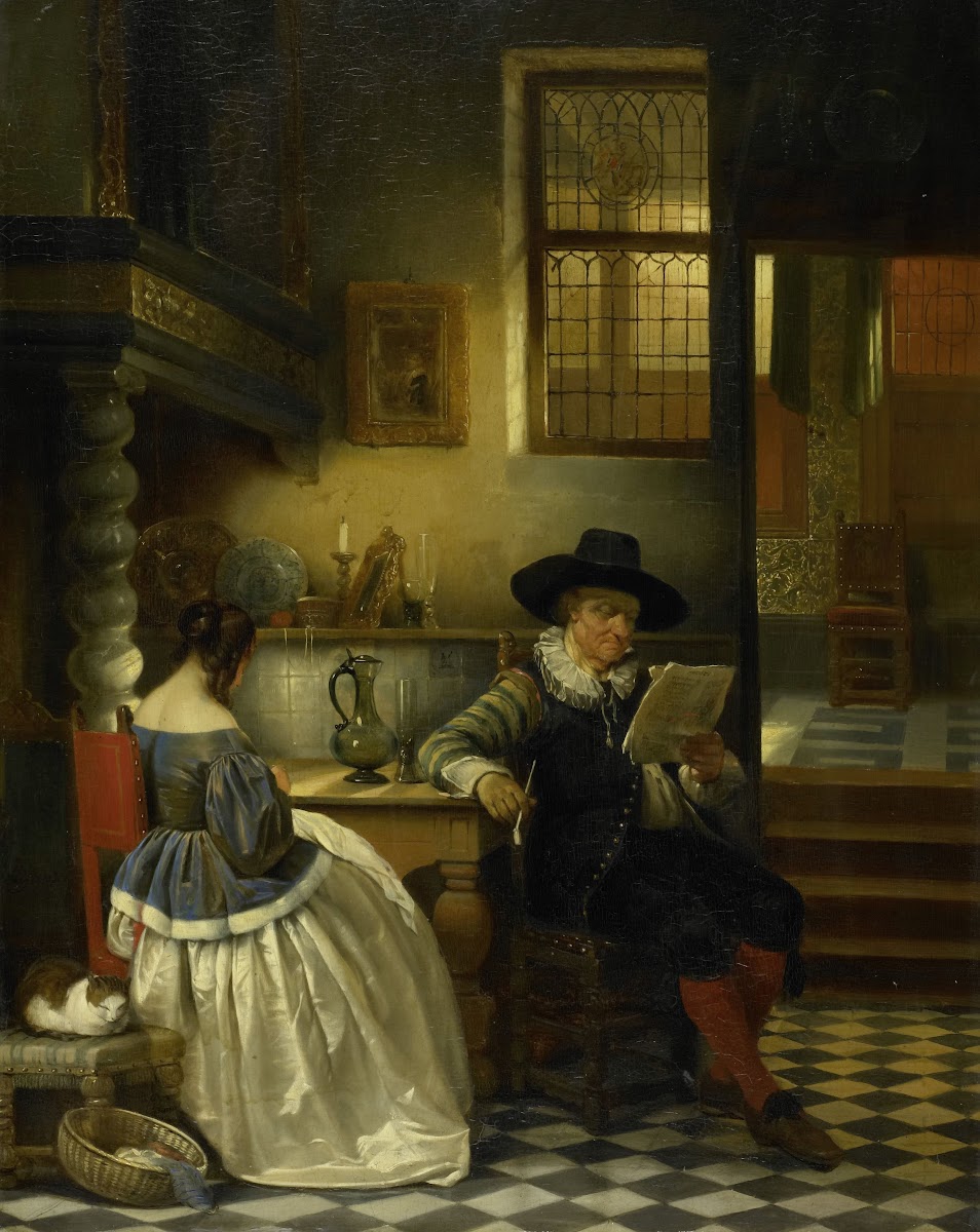 Seventeenth century Interior 1838