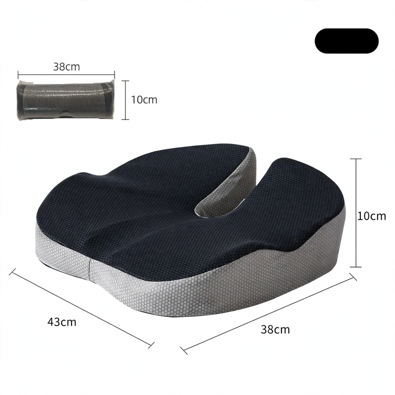Seat cushion for office chairs, 43×38×10 cm