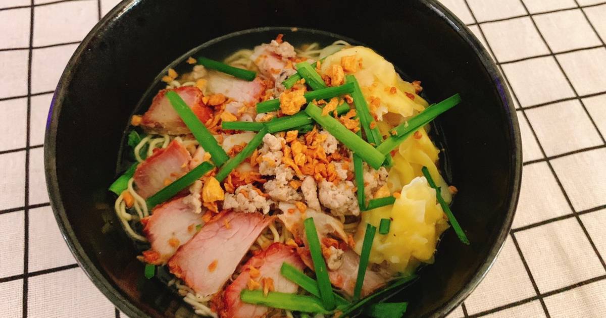 Mì hoành thánh xá xíu