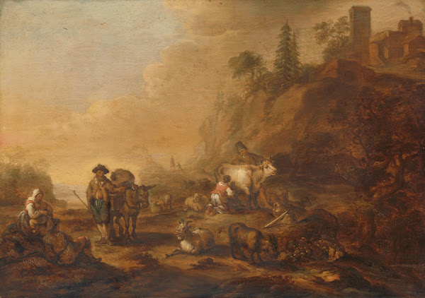 Landscape With Herdsmen And Their Droves 1648