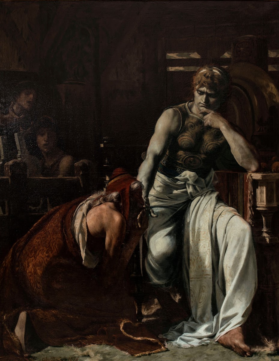 Priam demandant à Achille le corps dHector 1876