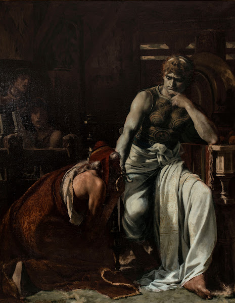 Priam demandant à Achille le corps dHector 1876