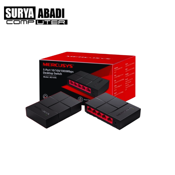 Switch Hub Mercusys 5 Port Gigabit