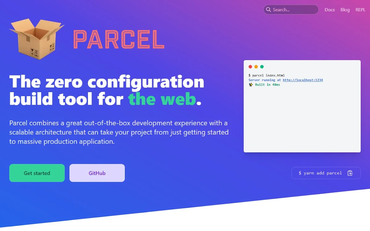 Captura de Parcel
