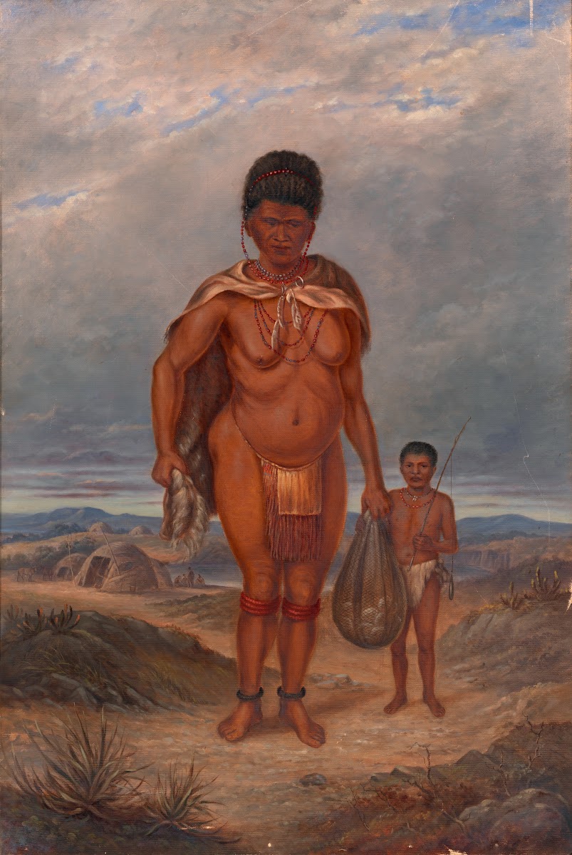 Hottentot Woman and Children ca 1893
